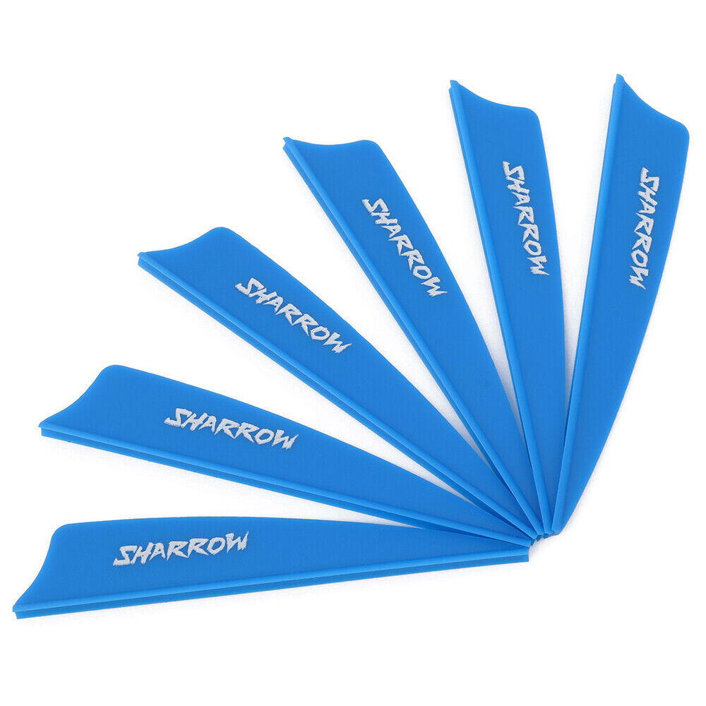 50pcs 3" Archery Arrow Feather Rubber Vanes Fletching Fletches Bow Arrow Shaft DIY